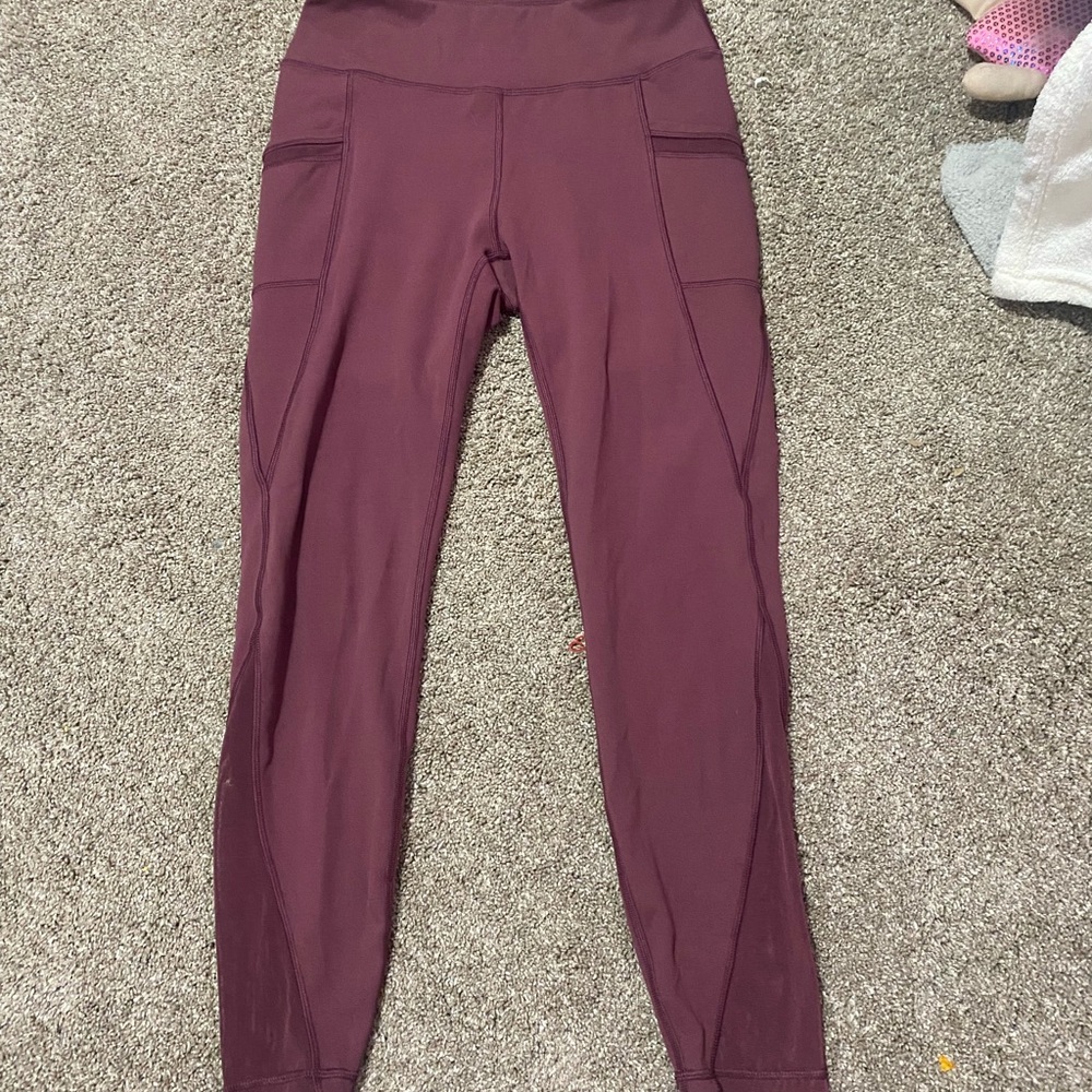 Maroon Leggings